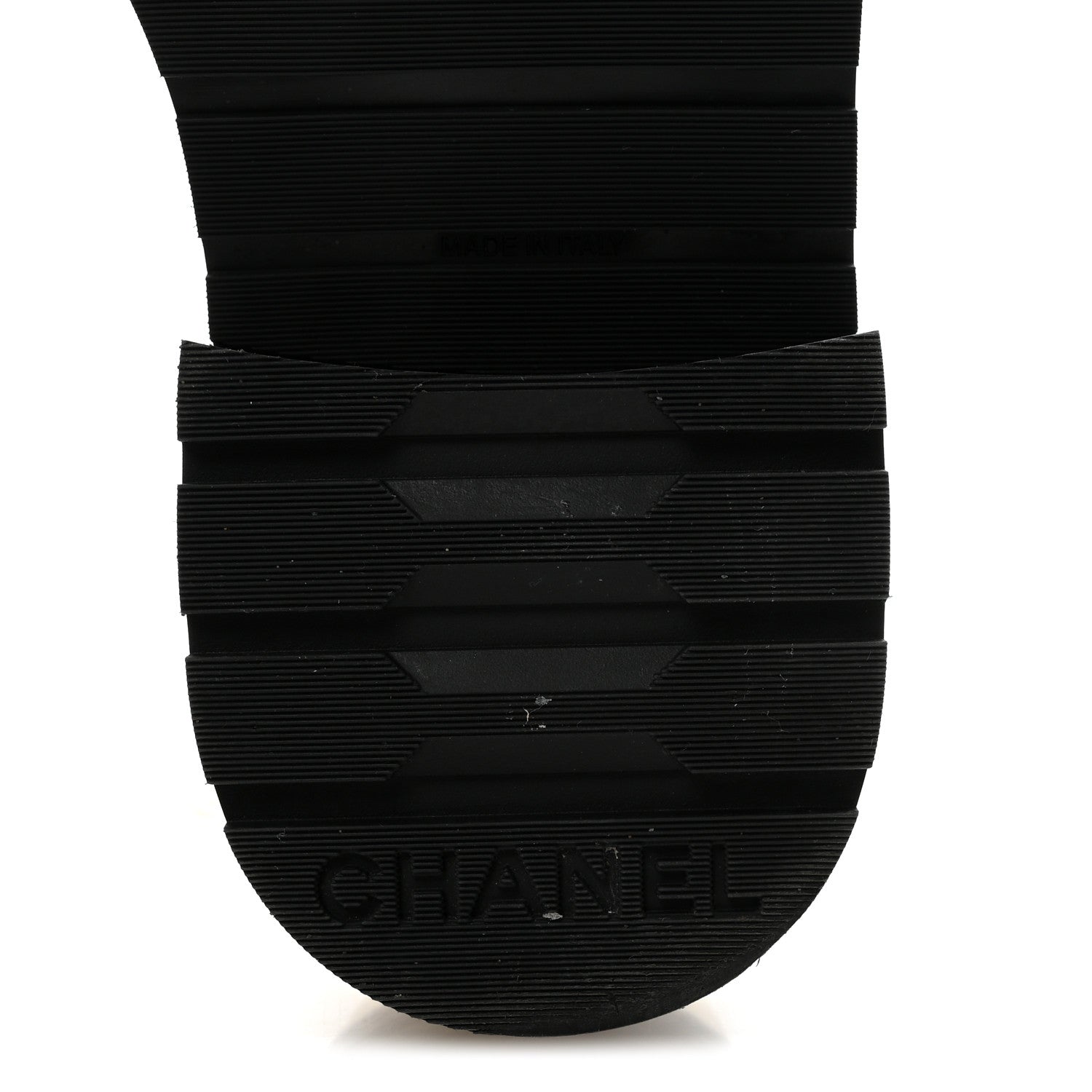 Chanel Shiny Goatskin Calfskin Quilted Lace Up Combat Boots 36 Ivory Black 13 of 18
