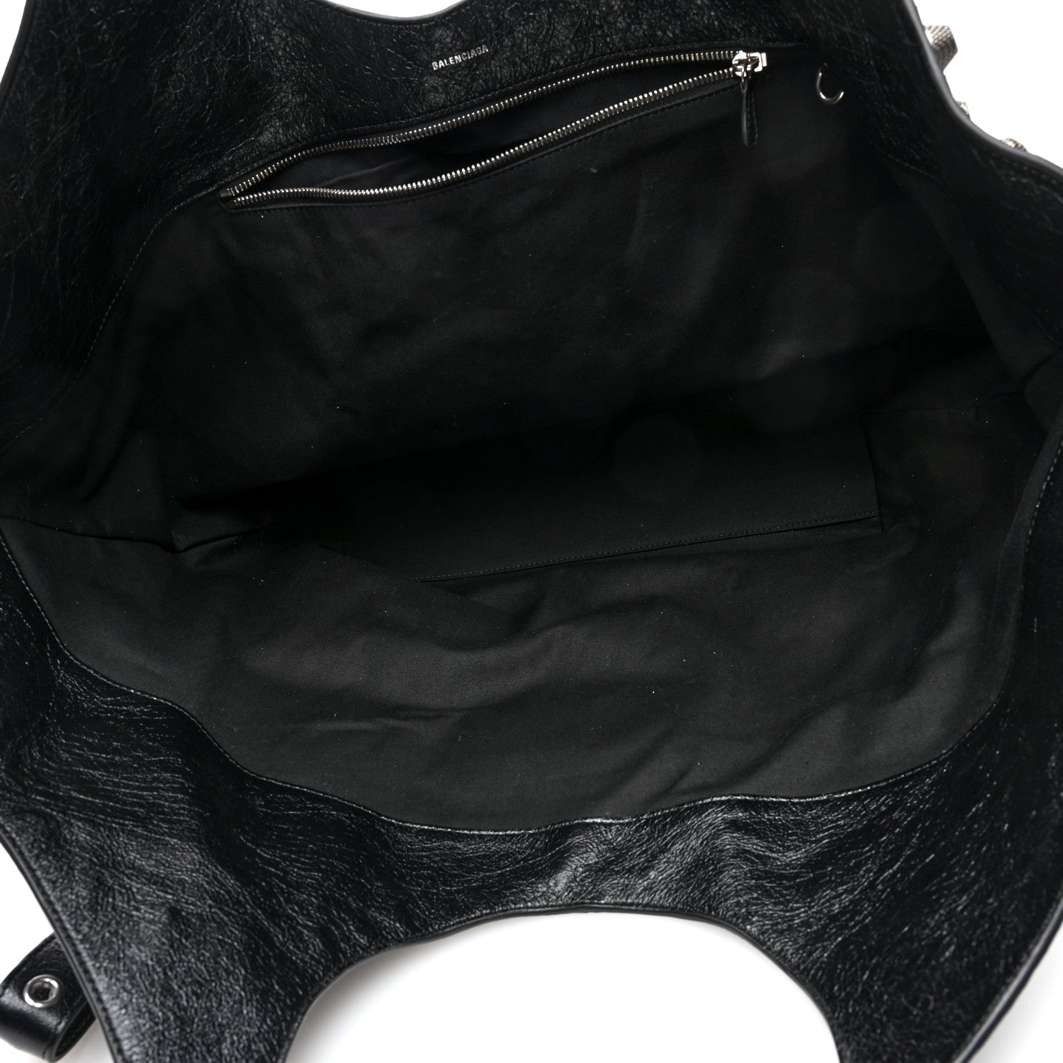 Balenciaga Agneau Arena Large Le Cagole Carry All Bag Black 6 of 10
