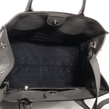 Prada Vitello Daino Shopping Tote Marmo 6 of 11