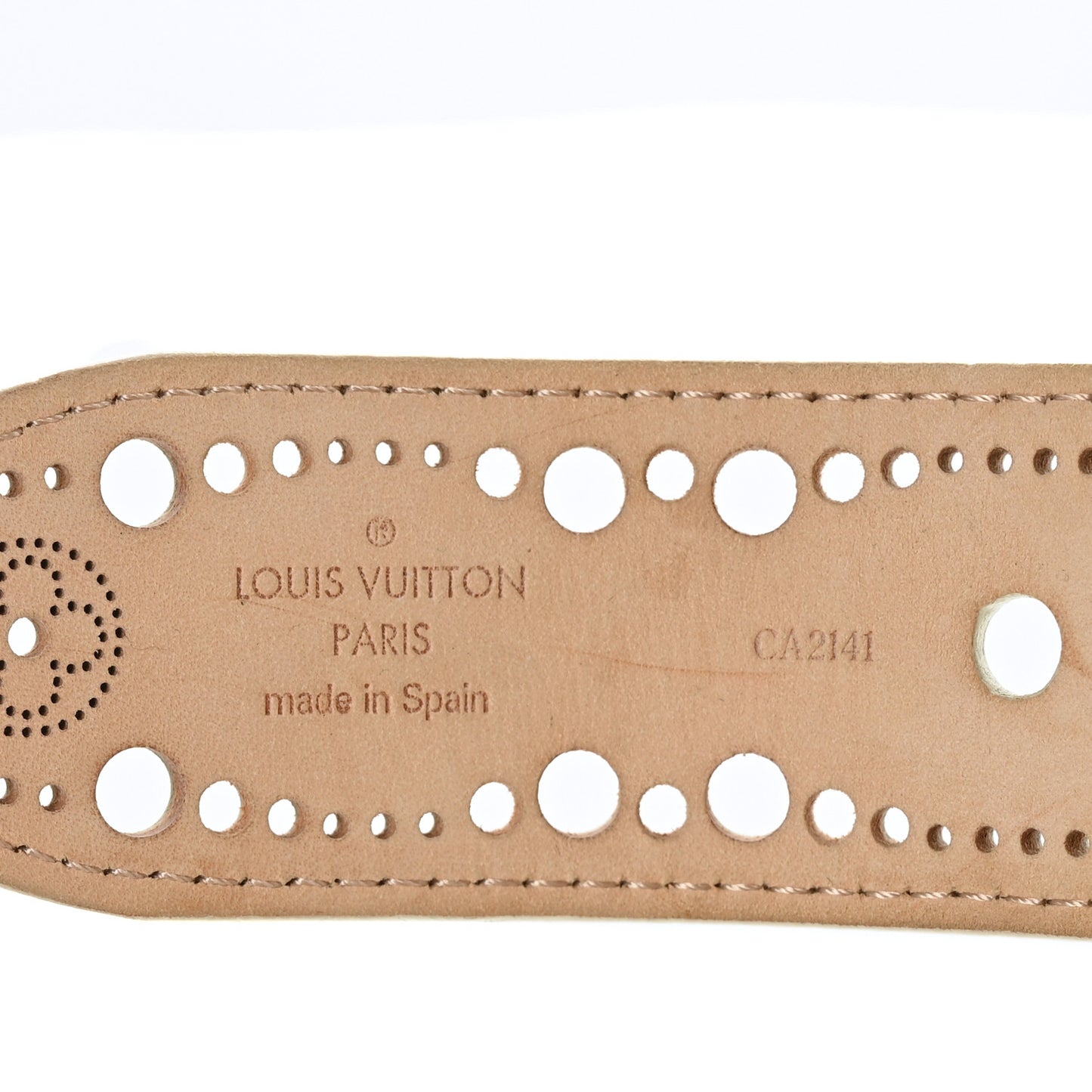 Nomade Perforation Belt 90 36 White