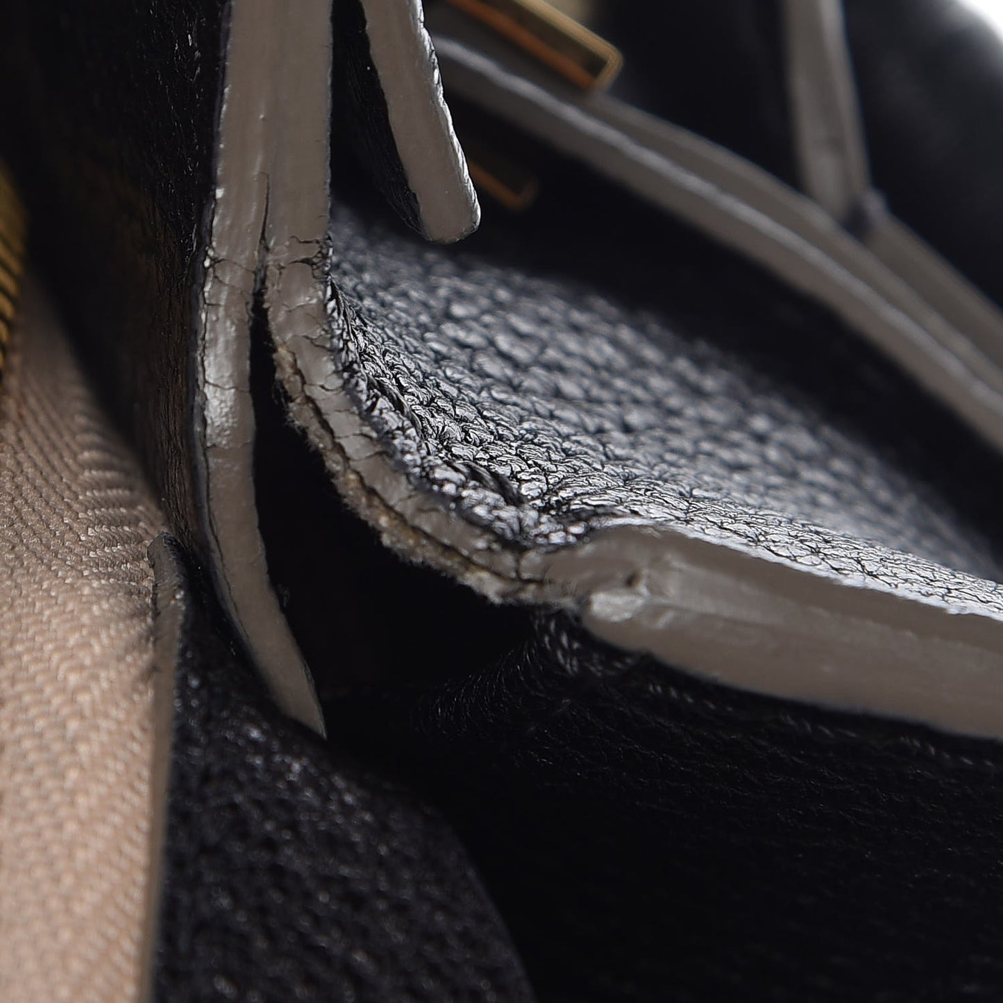 Calfskin Medium Everston Satchel Black