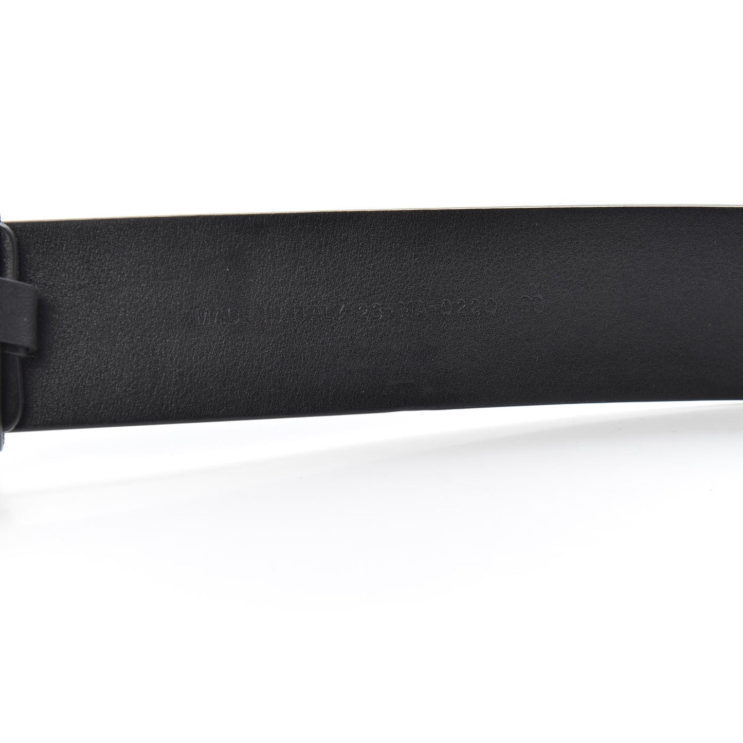 Calfskin CD Belt 85 Black