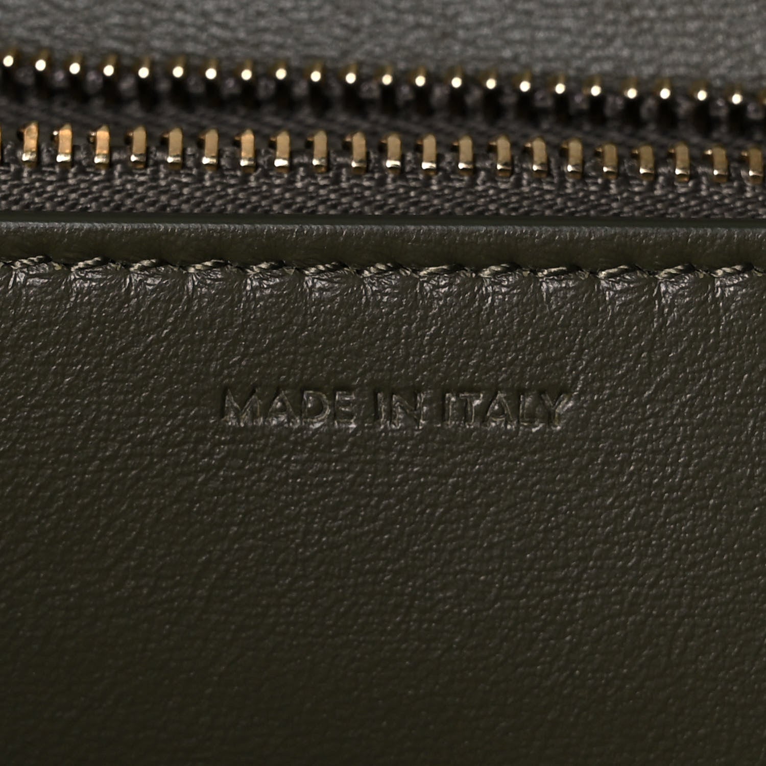 Celine Box Calfskin Medium Classic Box Flap Bag Army Green 6 of 9