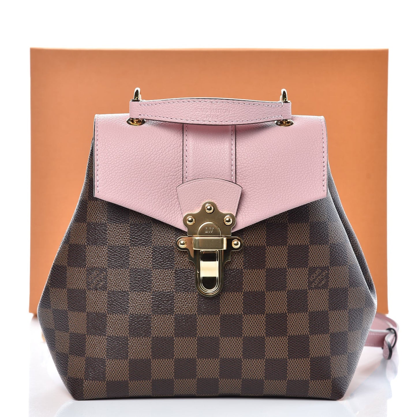 Damier Ebene Clapton Backpack Magnolia