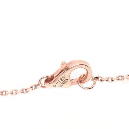 Cartier 18K Pink Gold Diamond Pink Opal XS Amulette de Cartier Pendant Necklace 5 of 6