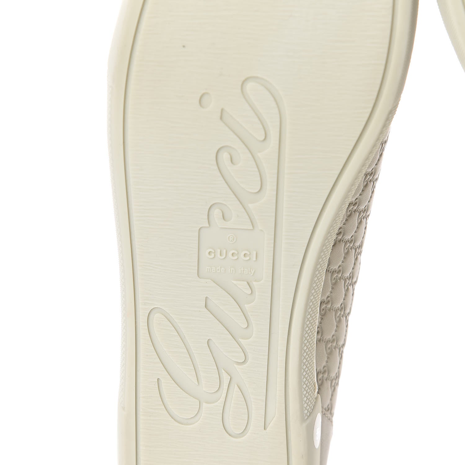 Gucci Microguccissima Womens High Top Sneakers 40 Off White 7 of 7