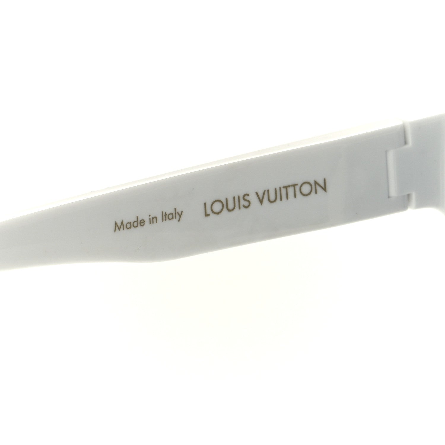 Louis Vuitton Nylon LV Shadow Square Sunglasses Z1845U White 6 of 8