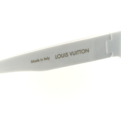Louis Vuitton Nylon LV Shadow Square Sunglasses Z1845U White 6 of 8