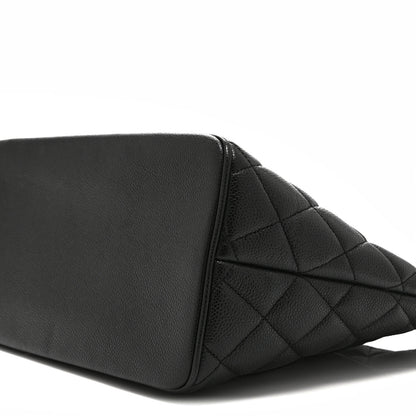 Chanel Caviar Quilted Medallion Tote Black 10 of 10