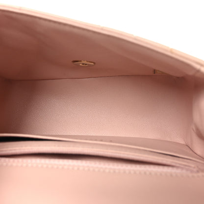 Chanel Lambskin Chevron Quilted Mini Square Flap Light Pink 5 of 10