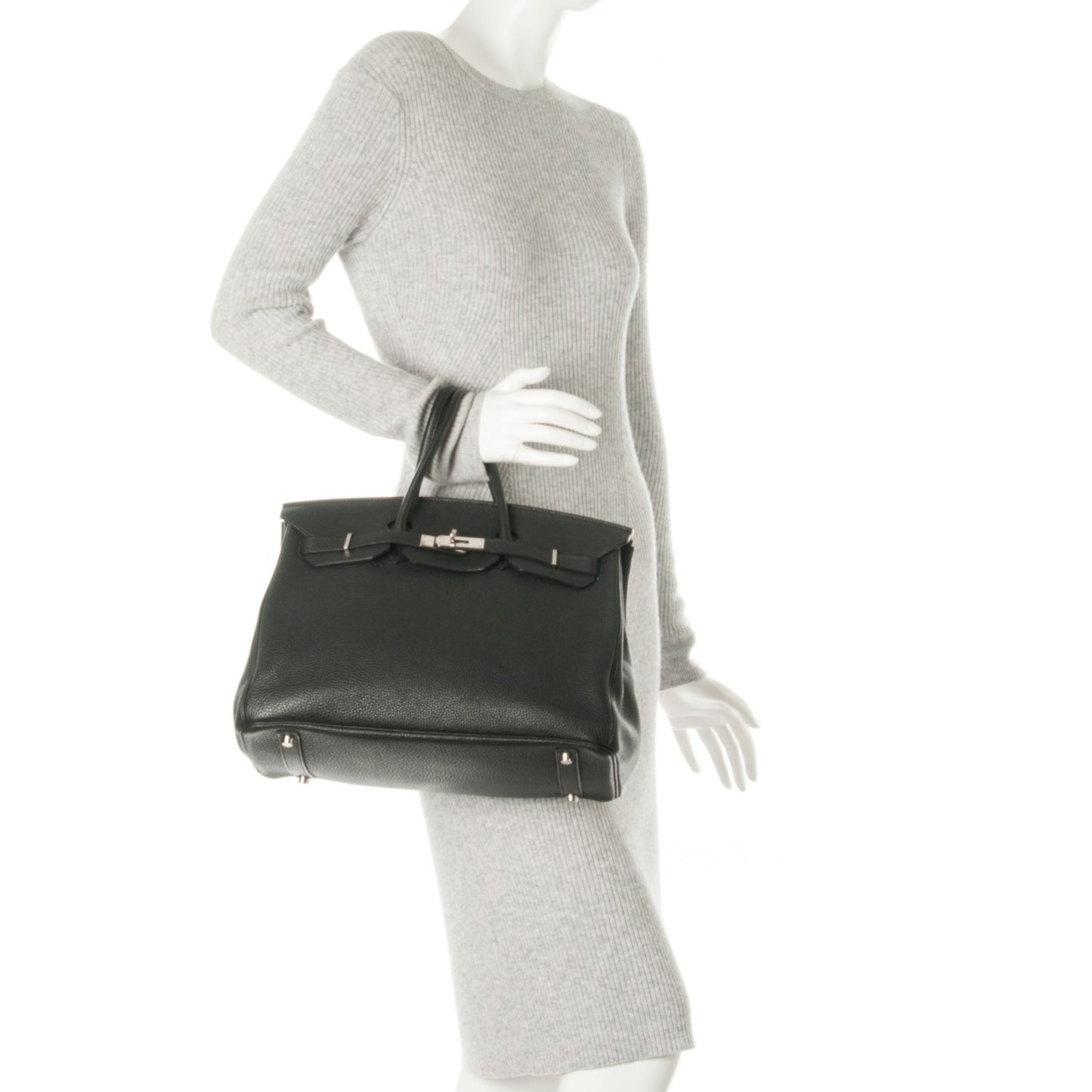 Taurillon Clemence Birkin 35 Black