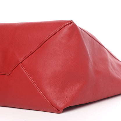 Celine Lambskin Horizontal Cabas Magenta 11 of 12