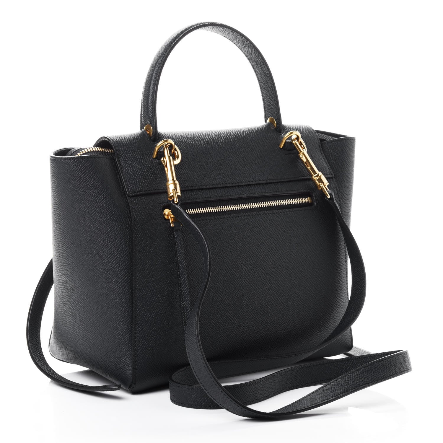 Celine Grained Calfskin Micro Belt Bag Midnight 2 of 4