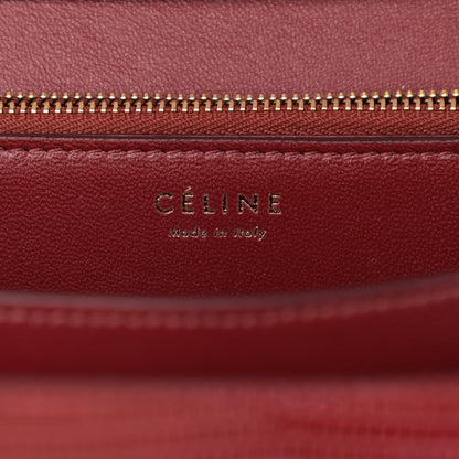Celine Lizard Medium Classic Box Flap Bag Ruby 6 of 11
