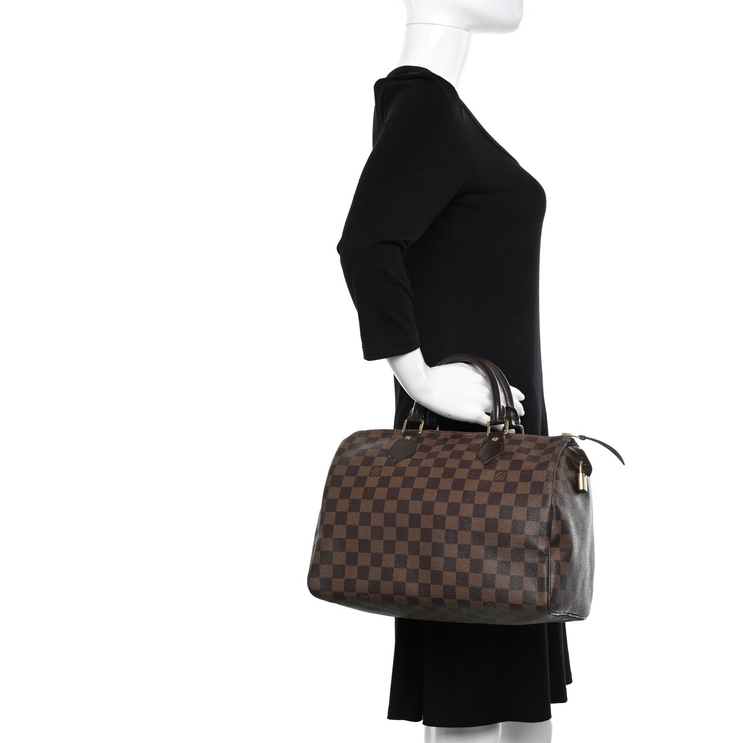 Louis Vuitton Damier Ebene Speedy 30 2 of 10