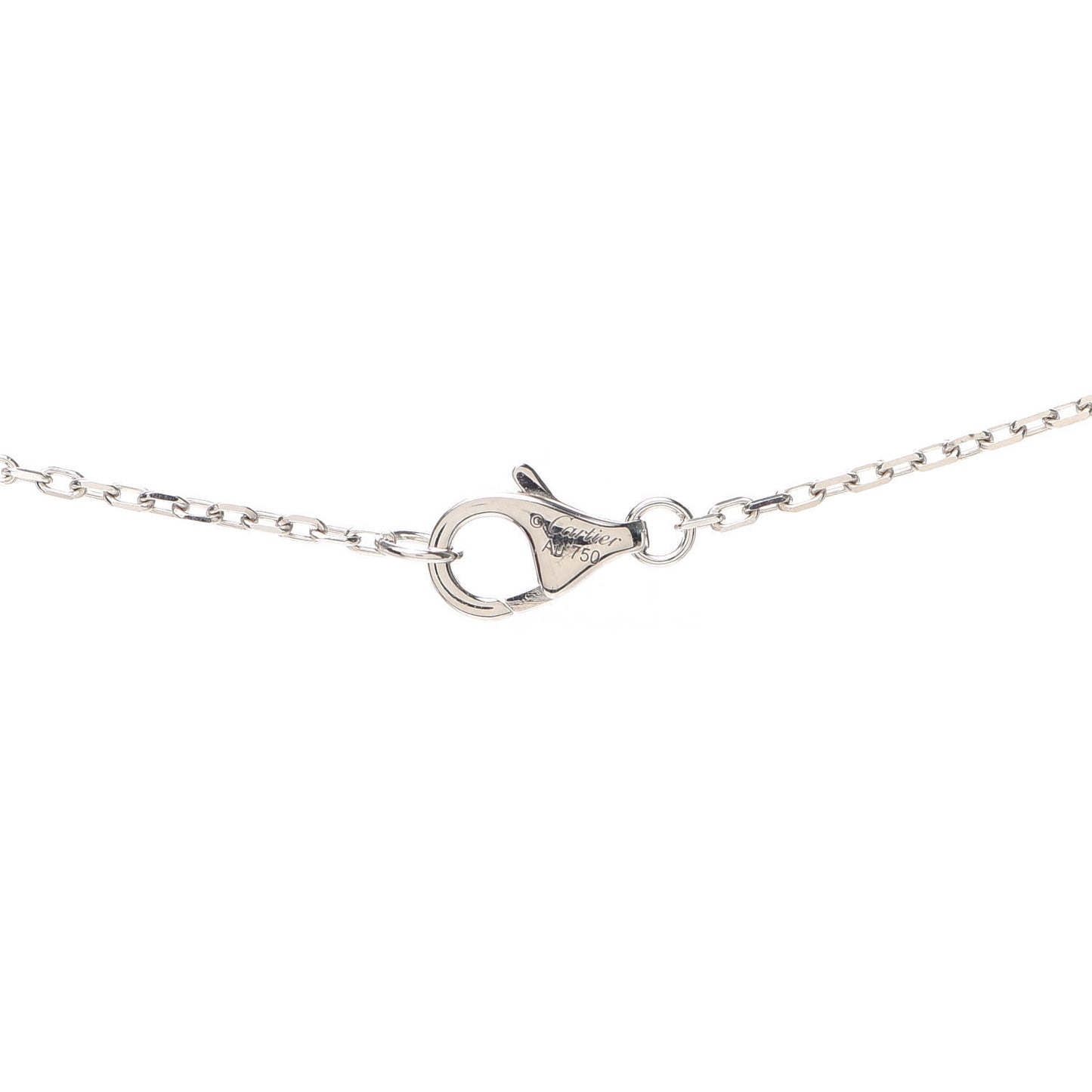 18K White Gold Diamond Juste Un Clou Necklace