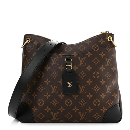 Louis Vuitton Monogram Odeon MM Black 1 of 8