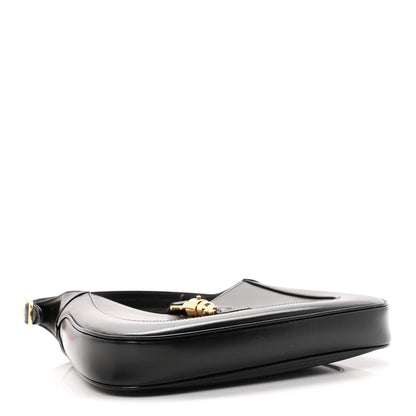 Gucci Boarded Dyana Lux Calfskin Small Jackie 1961 Hobo Black 4 of 12