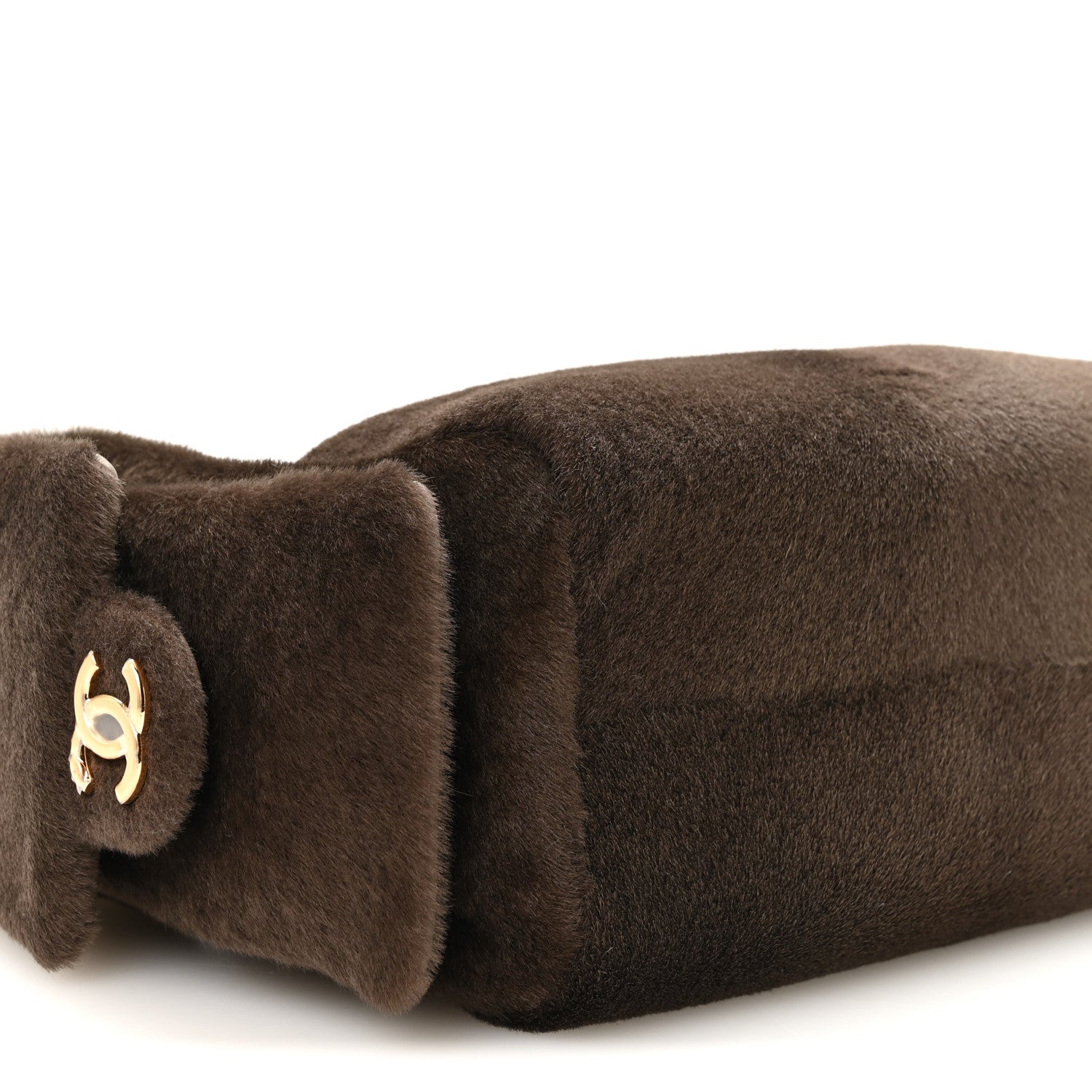 Chanel Pony Hair Mini Chanel 25 Handbag Dark Khaki 9 of 11