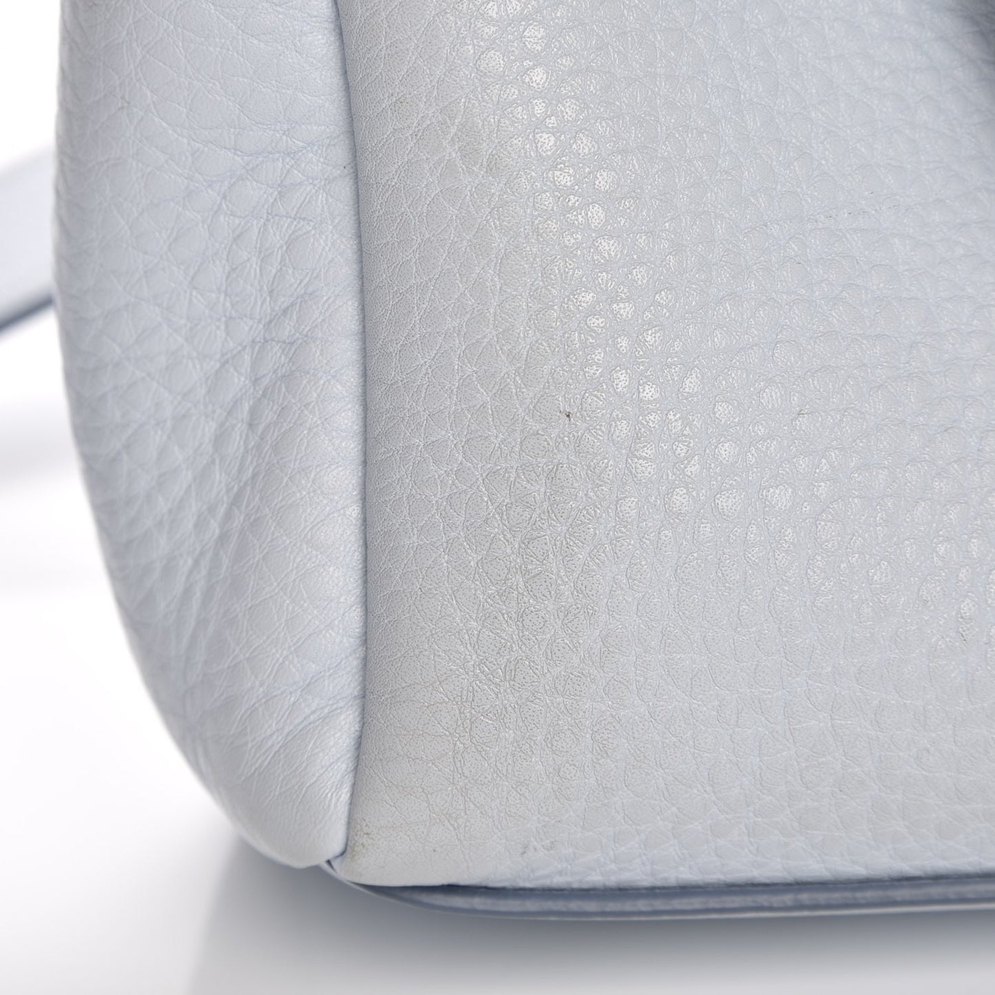 Calfskin Small Pandora Pure Flap Bag Light Blue