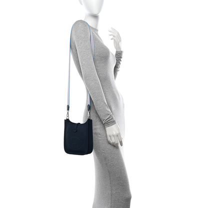 Hermes Taurillon Maurice Evelyne TPM Bleu De Prusse 2 of 10
