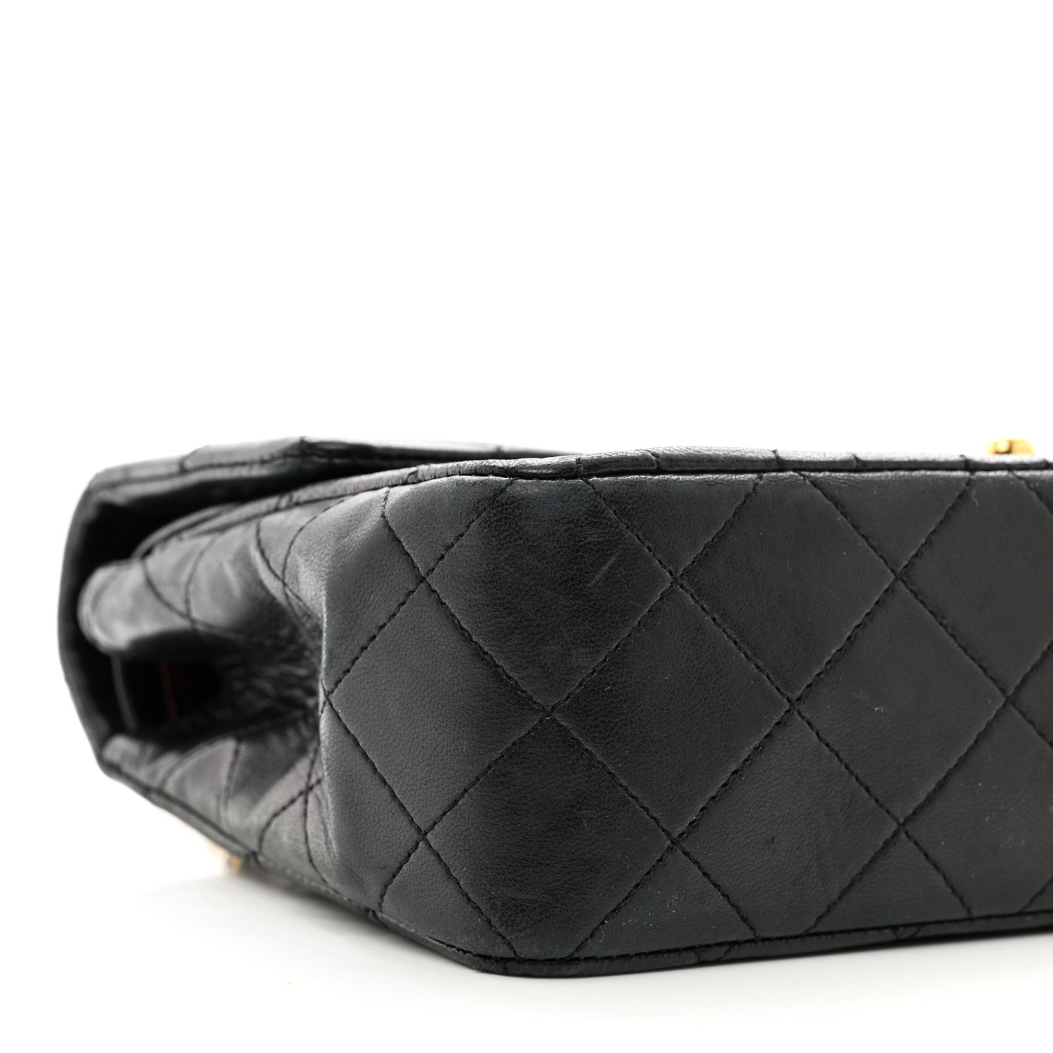 Chanel Lambskin Quilted Small Double Flap Black 9 of 14