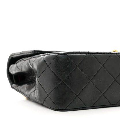 Chanel Lambskin Quilted Small Double Flap Black 9 of 14