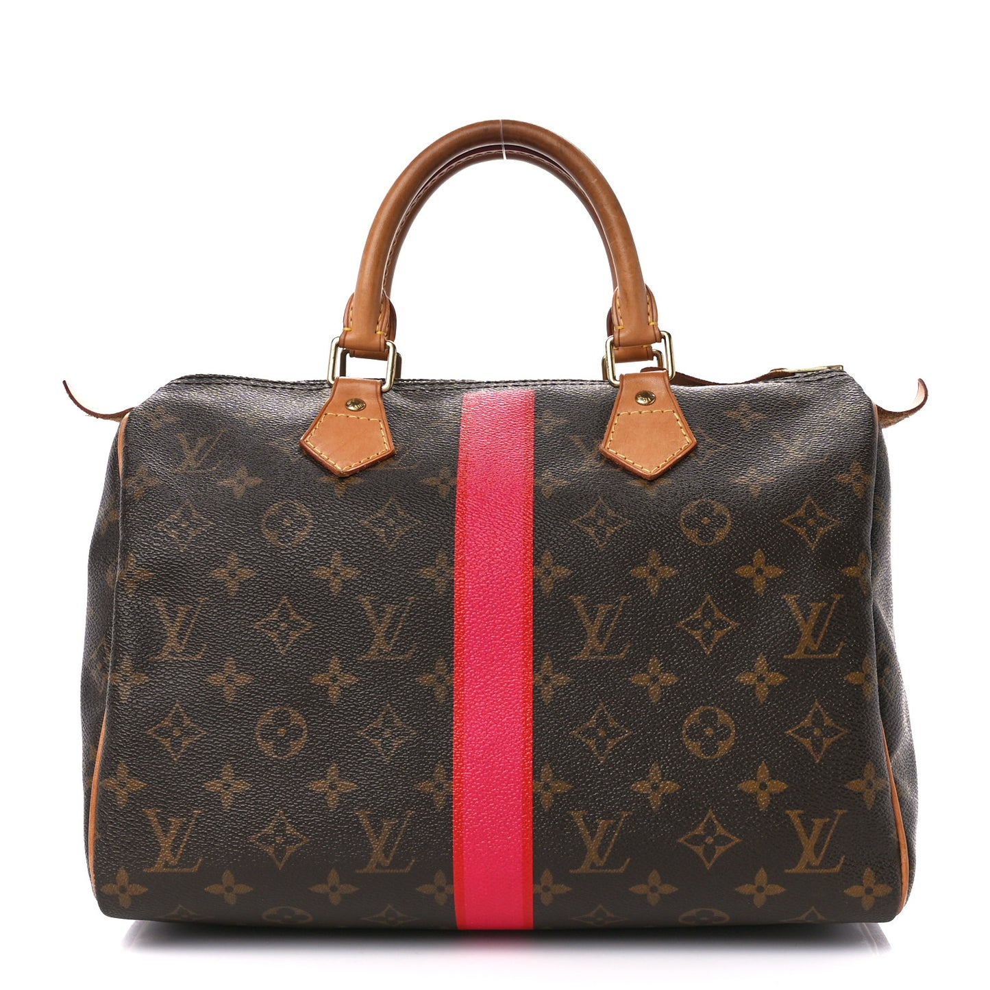 Monogram My LV Heritage Speedy 30 Fuchsia Rouge