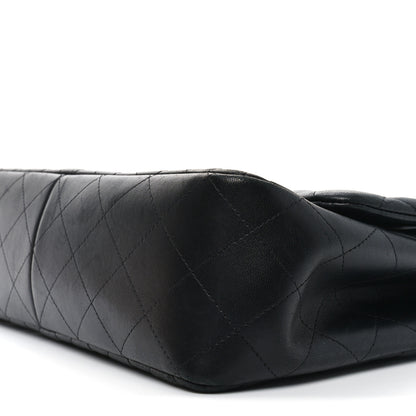 Chanel Lambskin Quilted Jumbo Double Flap So Black 10 of 10