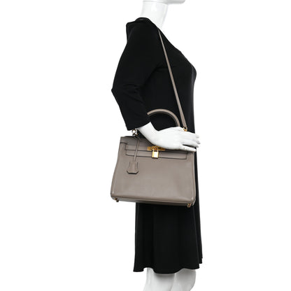 Hermes Evercolor Kelly Retourne 28 Origan 2 of 13