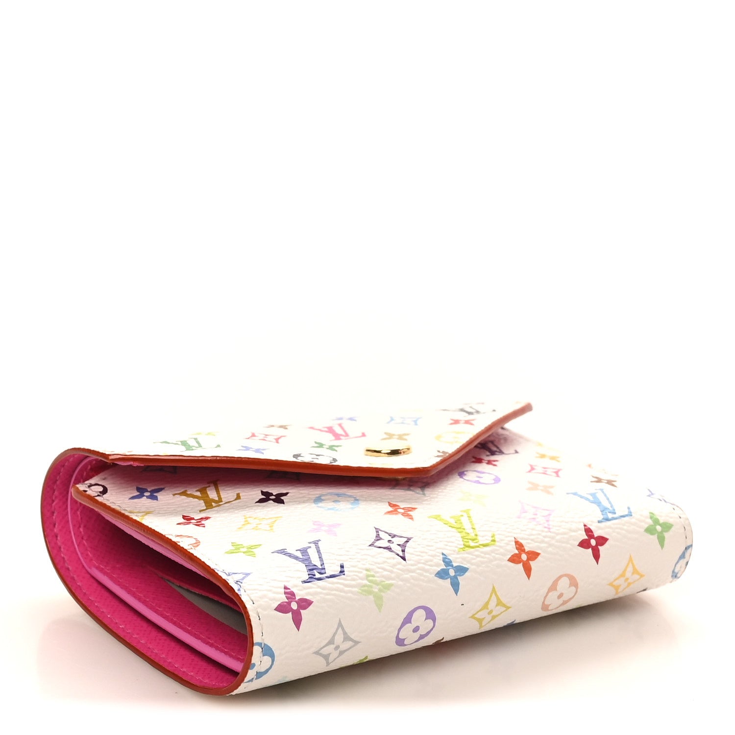 Louis Vuitton LV x TM Monogram Multicolor Victorine Wallet White 4 of 9
