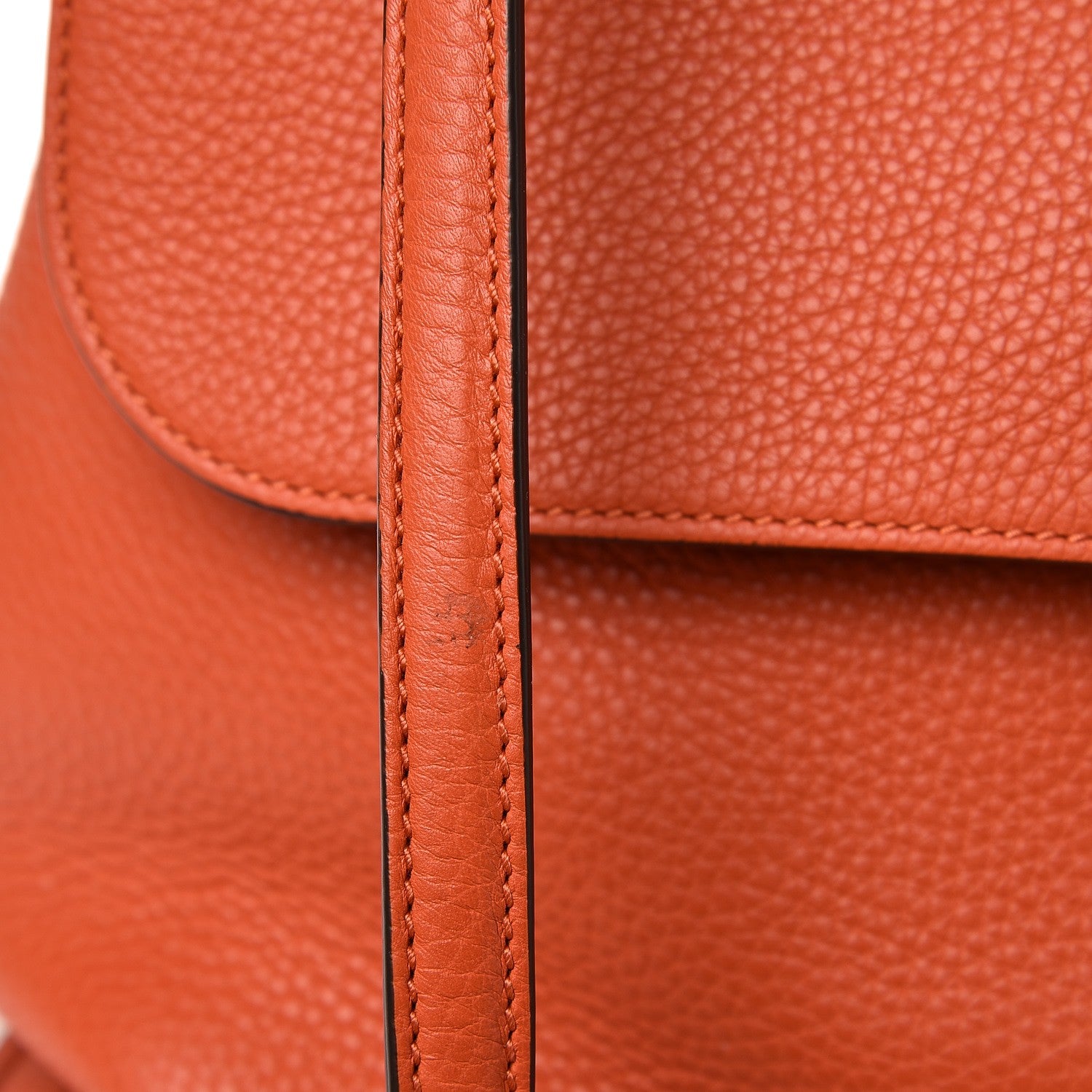 Gucci Cellarius Calfskin Large Bamboo Daily Top Handle Bag New Dark Orange 10 of 10