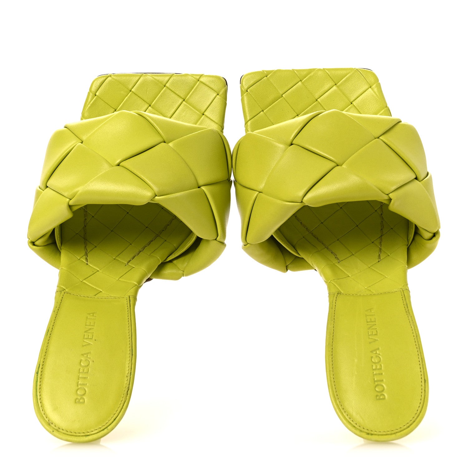 Bottega Veneta Nappa Maxi Intrecciato Lido 90mm Mule Sandals 36.5
