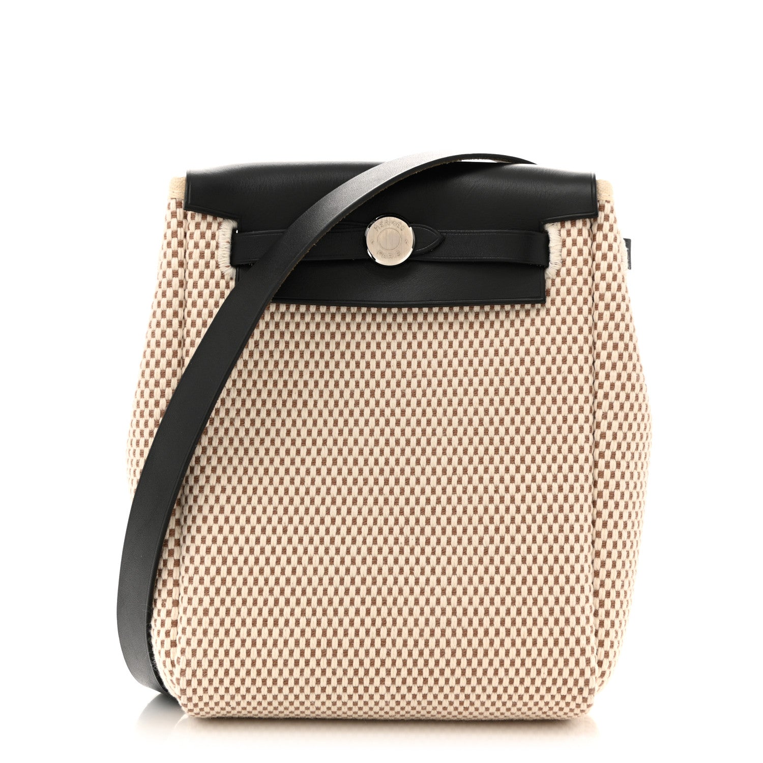Hermes Toile Herbag TPM Natural Black 1 of 14