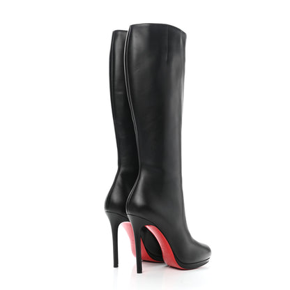 Christian Louboutin Calfskin Botalili 120 Tall Boots 39 Black 4 of 8