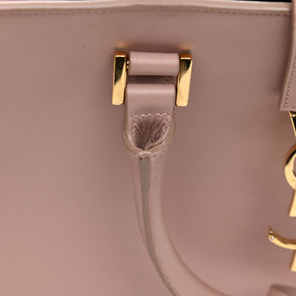 Saint Laurent Smooth Calfskin Small Monogram Cabas Pink 8 of 13