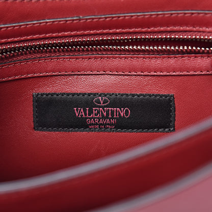 Valentino Garavani Vitello Loveblade Embellished Chain Flap Bag Rubino 6 of 10
