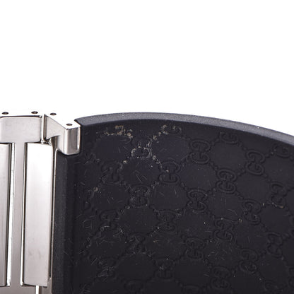 Gucci Stainless Steel Rubber 33mm Twirl Quartz Watch Black 11 of 11
