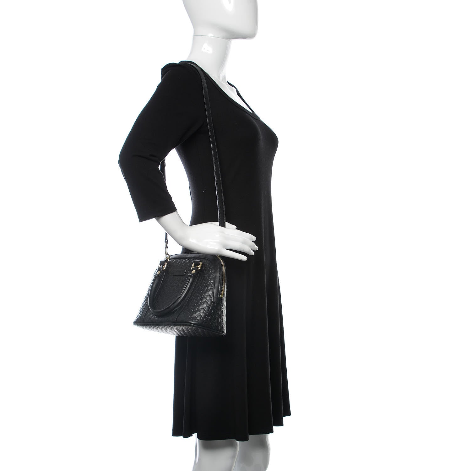 Gucci Microguccissima Mini Dome Bag Black 2 of 9