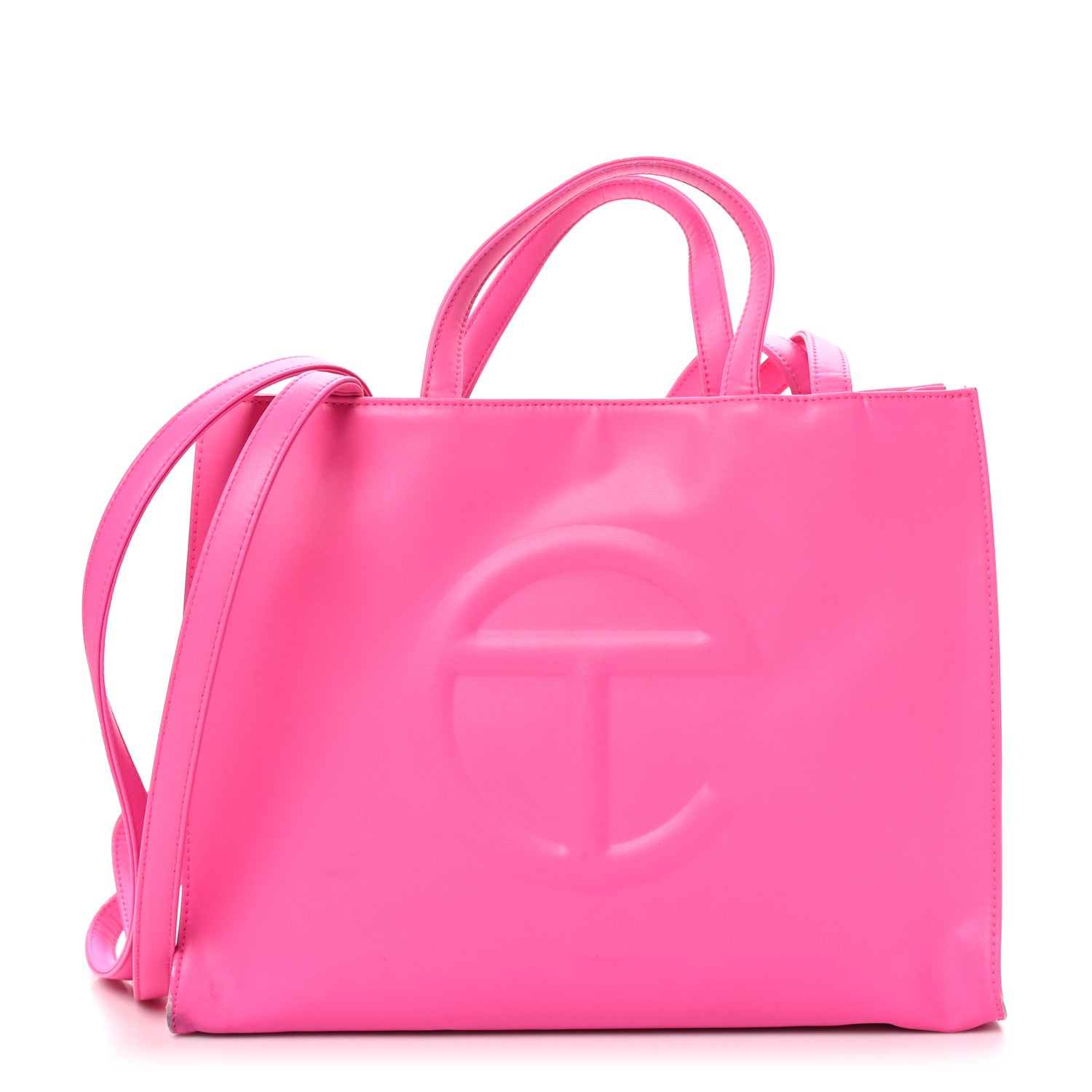 Telfar Vegan Leather Medium Shopping Bag Azalea 1 of 12