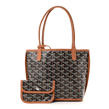 Goyard Goyardine Reversible Mini Anjou Black Gold 1 of 11