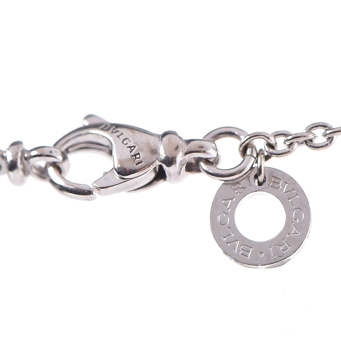 18K White Gold B.Zero1 Pendant Necklace