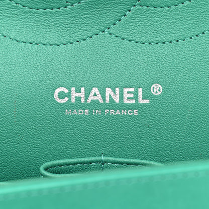 Chanel Lambskin Quilted Jumbo Double Flap Green 5 of 15