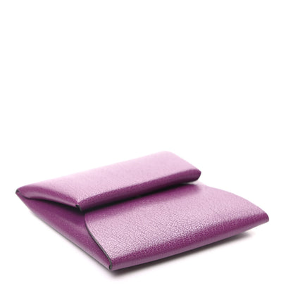 Hermes Chevre Chandra Bastia Coin Purse Anemone 4 of 7