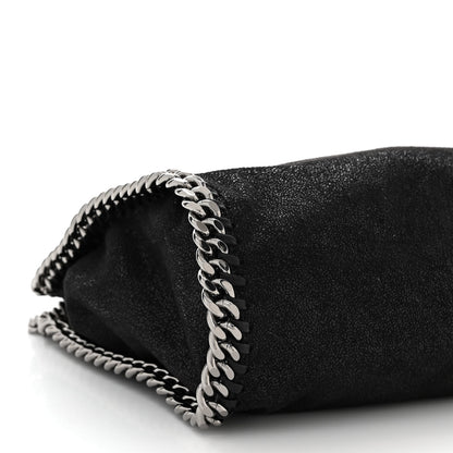 Stella McCartney Shaggy Deer Mini Falabella Fold Over Tote Black 9 of 10