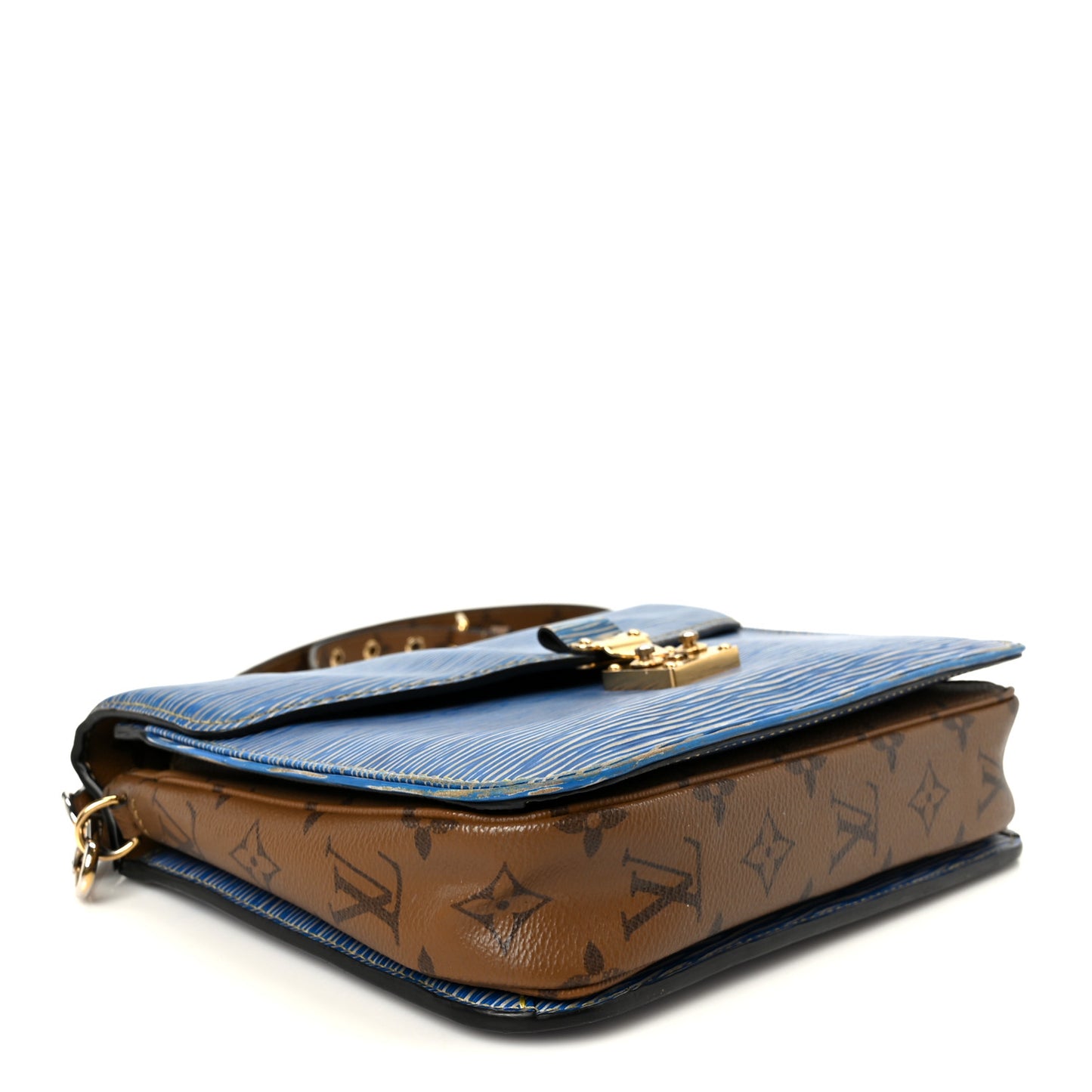 Epi Reverse Monogram Pochette Metis Denim Light