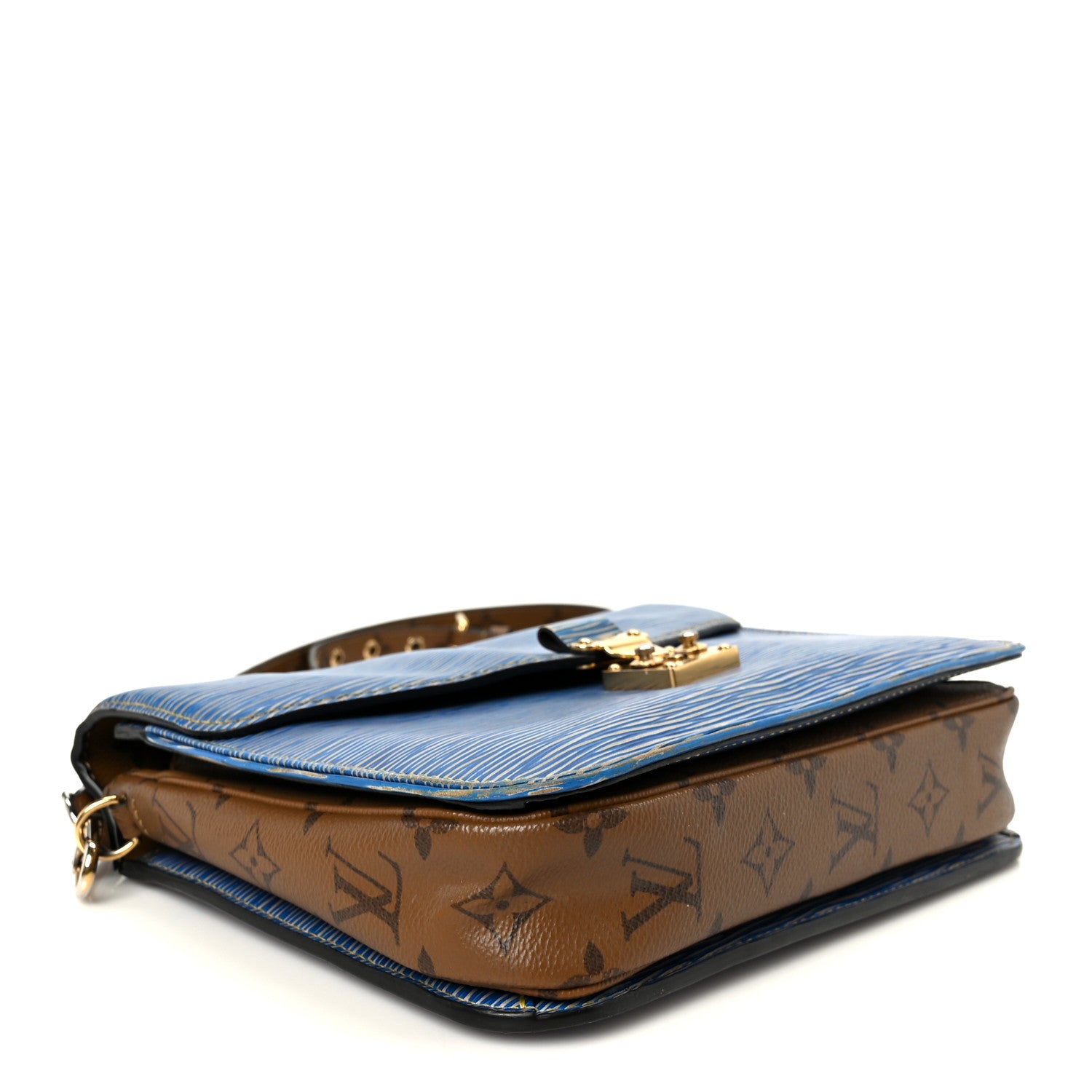 Louis Vuitton Epi Reverse Monogram Pochette Metis Denim Light 4 of 14
