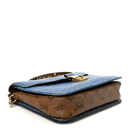 Louis Vuitton Epi Reverse Monogram Pochette Metis Denim Light 4 of 14