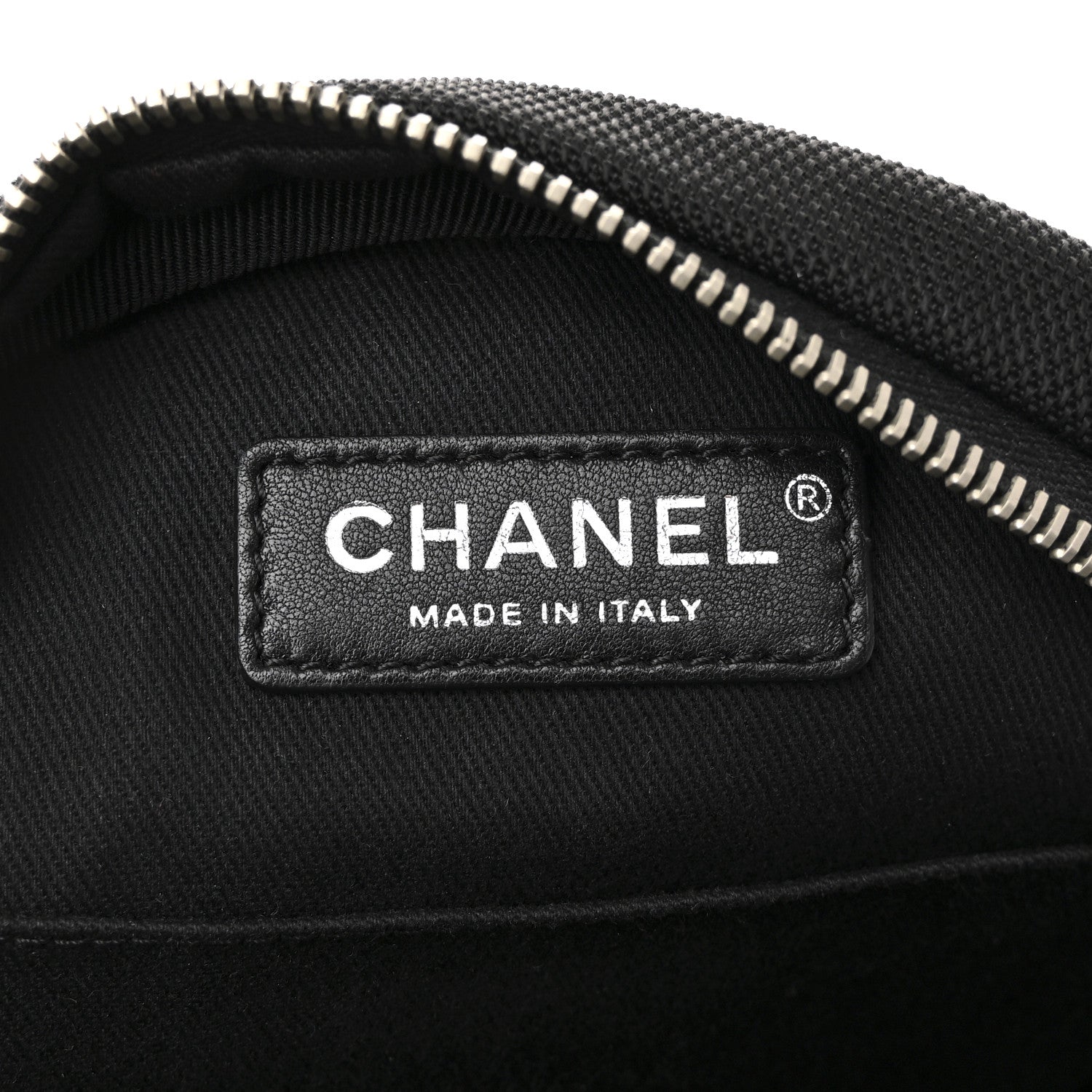 Chanel Canvas Rubber Airlines Crossbody Black White Red 6 of 14