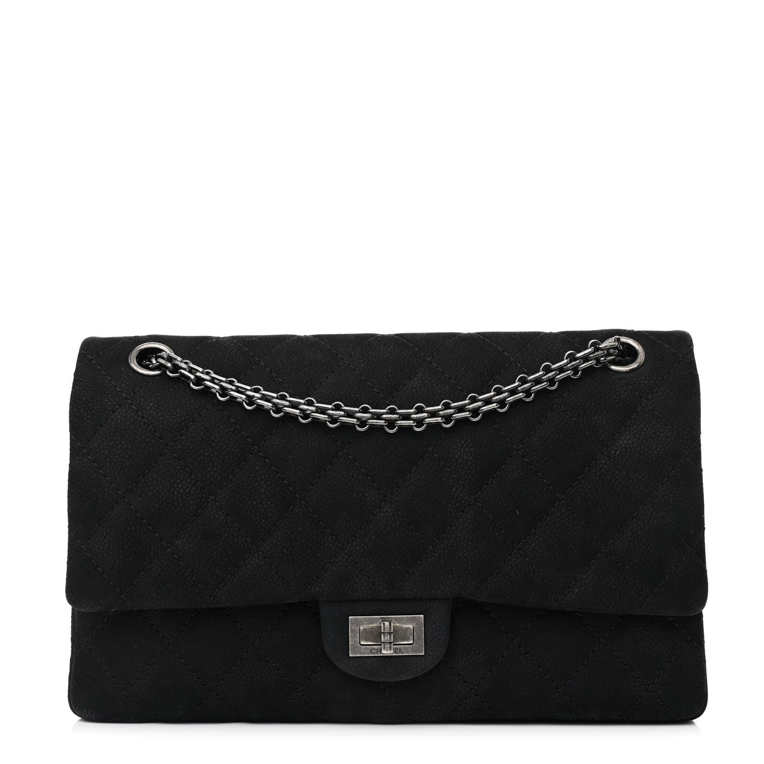 Chanel Iridescent Caviar Quilted 2.55 Reissue 226 Flap Black 1 of 11
